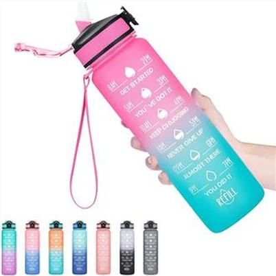 32oz Motivational Water Bottle